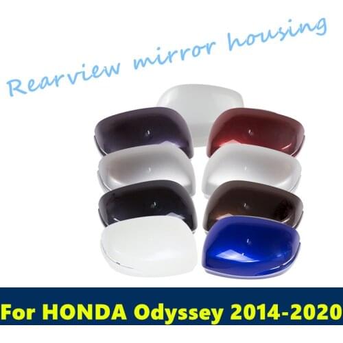 For HONDA Odyssey 2014-2020 Rear-view Mirror Covers Shell Rearview Mirror Edge Guards Cover Exterior decoration car Accessories
