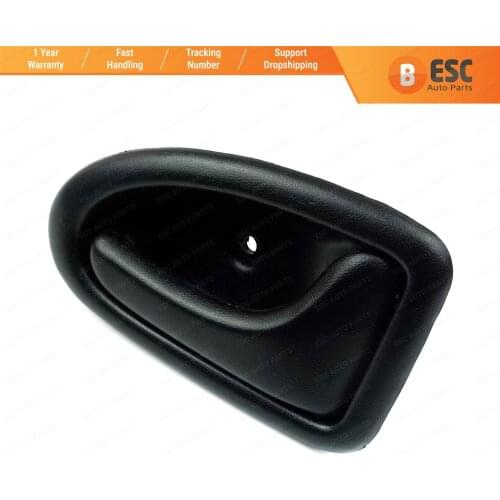 ESC EDP78 Interior Door Handle; Front and Rear Right Doors; Black for Renault Clio 2; renault Scenic 1; Renault Trafic