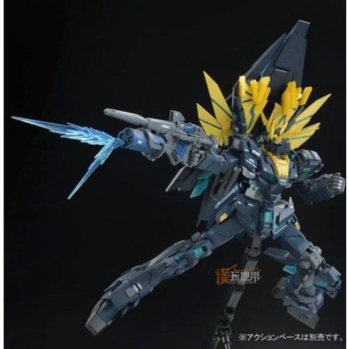 Japaness BANDAI Original Gundam PB MG 1/100 Model UNICORN 02 BANSHEE NORN GUNDAM Building Mobile Suit Kids Toys With Holder