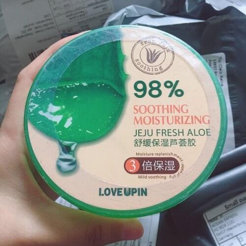 Aloe Vera Gel Cream Whitening Acne Remove Pimples Skin Cooling All In One Repair 300 ml