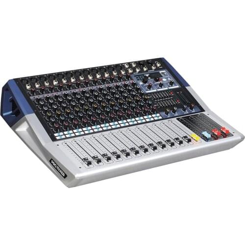 Mixing console recorder 48 V phantom power monitor AUX effect path 6-16 channel audio mixer USB comes with power amplifier KV