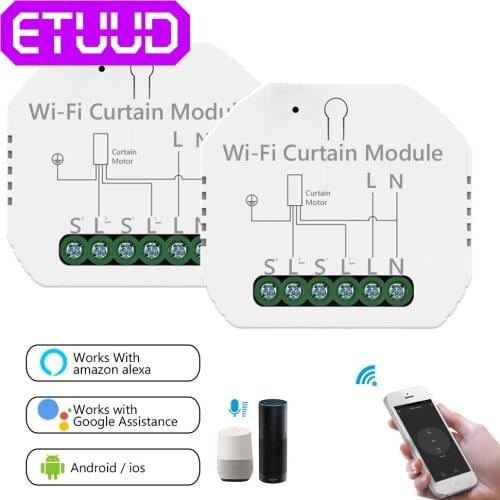 Tuya Smart Life Curtain Switch Module Remote Control Blinds Roller Shutter WIFI App Timer Google Home Aelxa Echo Smart Home