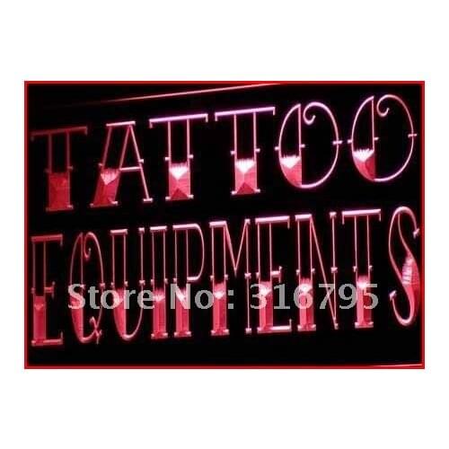 I625 Tattoo Equipment Shop Tools NEW LED Neon Light Light Signs On/Off Switch 20+ Colors 5 Sizes