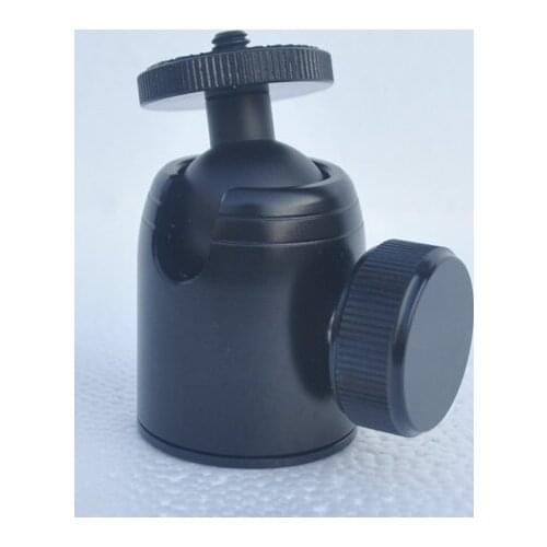Mini 360 Rotation Swivel desktop Ball Head 1/4" 3/8" Mount table Tripod Ball Head Tripe for Canon Camera vidicon Flash