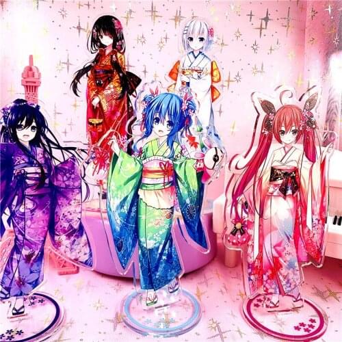 Anime Date a Live Acrylic Stand Model Toys tokisaki kurumi Action Figure toy 15cm gift