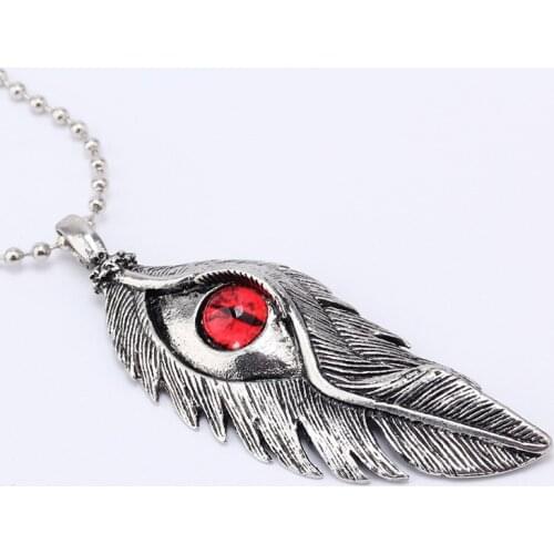 Men And Women Personality Originality Feather Necklace Thin Self-cultivation Alloy Hip-hop Necklace Street Ornaments Pendant