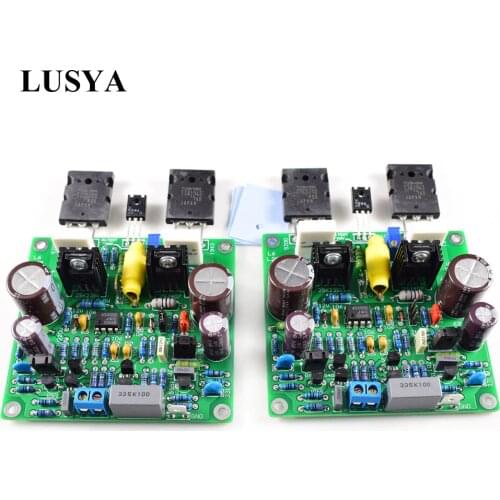 Lusya 2pcs Accuphase E210 Modified Power Amplifier Board 150W 8ohm finished board DC 25V-55V F8-005