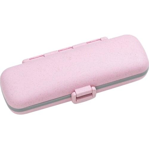 Portable Travel Weekly Pill Box Medicine Tablet Holder Case Double-Layer Container Splitter Pill Organizer