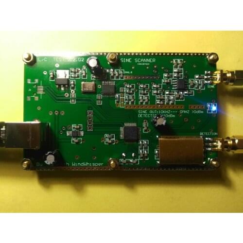 Simple portable Sweeper AD9834 source DDS Signal Generator 0.05mHz TO 40 mHz Capacitance Inductance Tester FOR HAM radio