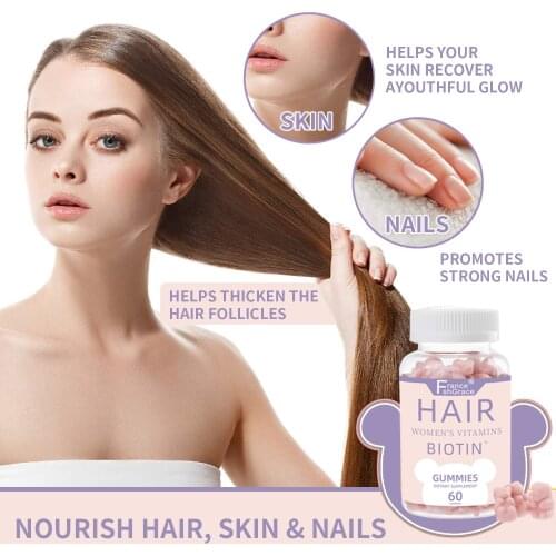 Private Label Womens Hair Gummies Multi Vegan MultiVitamin