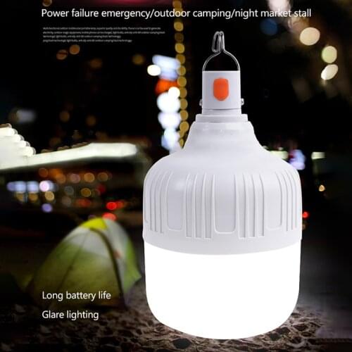 LED Portable Lighting Camping Lantern USB Rechargeable Emergency Light bulb For Outdoor Lighting Fishing Camping