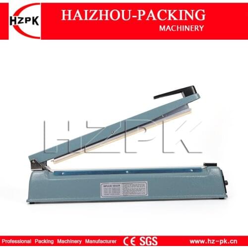 Handheld Heat Impulse Sealer Plastic Aluminum Bag Sealing Machine Iron Body Manual Sealer Small Food Saver Packer 400mm SF-400