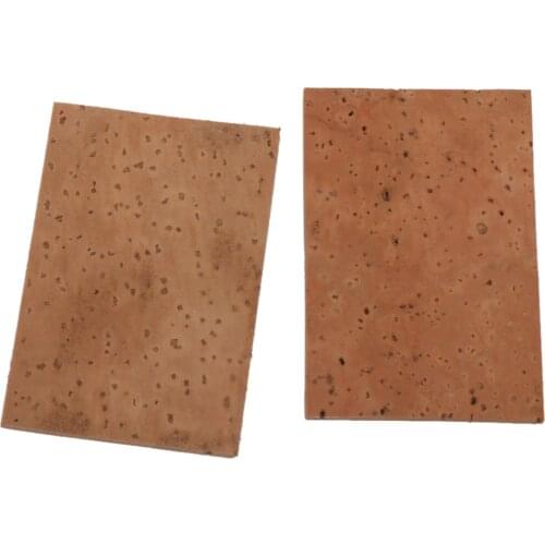 Tooyful Professional 2Pcs Saxophone Nature Cork Soprano/Tenor/Alto Neck Cork Instrument Musical Woodwind Accessories 61x40x2mm
