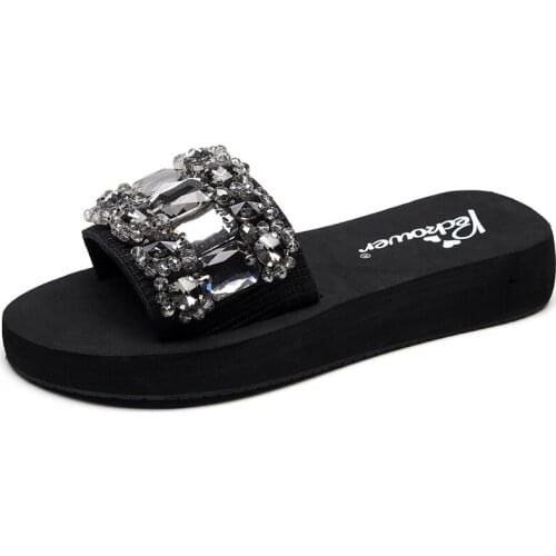 Women sandals summer flat pearl sandals flip flops rome shoes string bead slippers mujer gladiator sandalias sapatos femininos