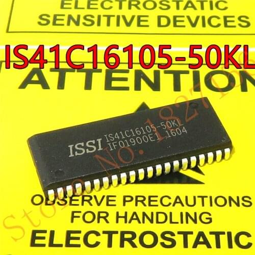 1PCS IS41C16105-50KL SOJ42 1M x 16 DYNAMIC RAM WITH FAST PAGE MODE in stock