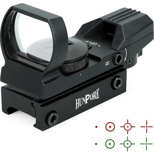 11mm/20mm Rail Riflescope Hunting Optics Holographic Red Dot Sight Reflex 4 Reticle Tactical Scope Collimator Sight
