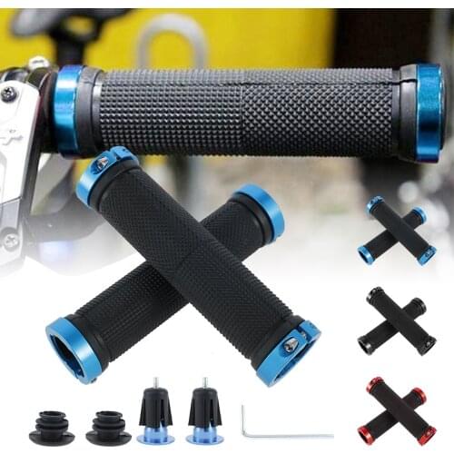2PCS/1Pair Mountain Road Cycling Bike Bicycle MTB Handlebar Cover Grips Smooth Soft Rubber Anti-Slip Handle