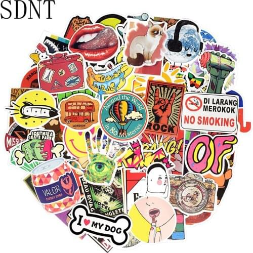 300 PCS Laptop Stickers Anime Graffiti Punk JDM Cool Decal Stickers for Adult DIY Skateboard Suitcase Guitar Bike Car Waterproof
