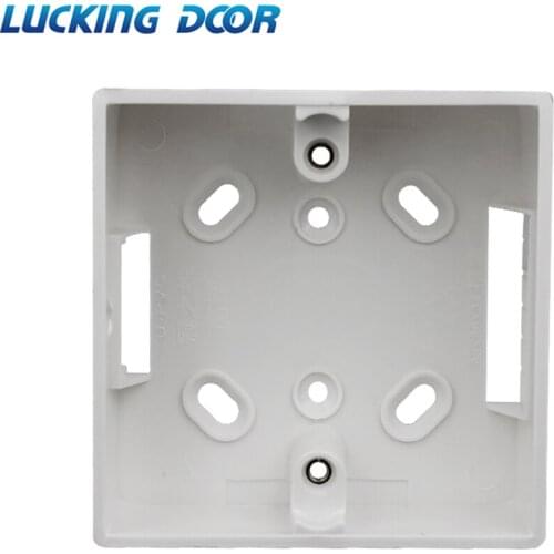 86 Bottom Box Wall Switch Socket Dark Box White Type Switch Socket Base Outfit Junction Box Surface Mount