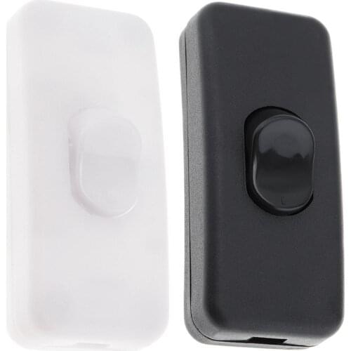 White / Black 303 Switch Halfway Rocker Push Button Rocker Switch Table Lamp Online Bed Lamp Switch