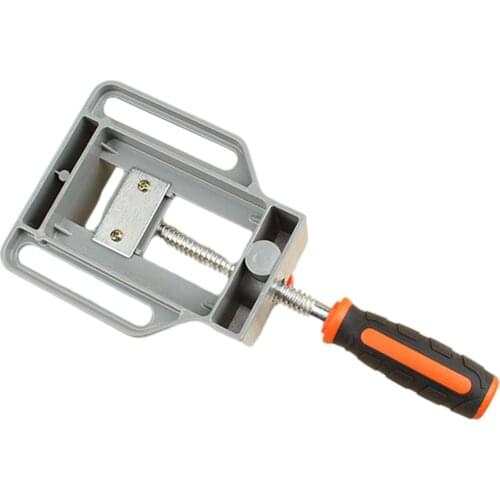 Aluminum Alloy Fast Flat-Nose Plier Vise Mini Clamp Right Angle Clip For Bench Drills Carpentry Fitter Tools Good