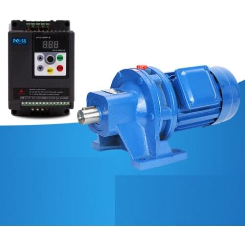 BWD cycloid reducer, B0 750W, direct connection type、With frequency converter、AC380, lifting, high torque, low speed motor