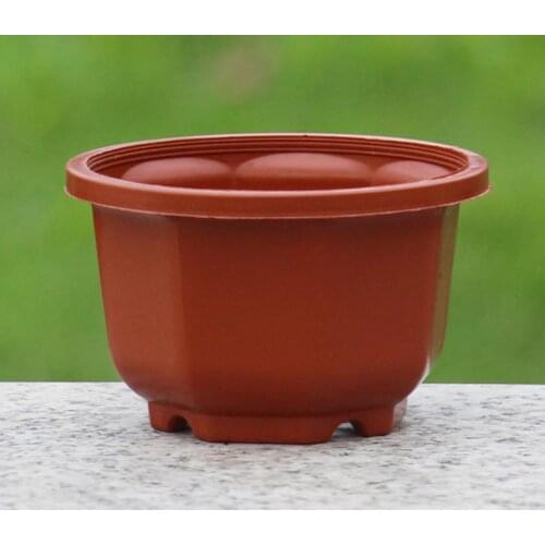 Flower Pot Eco-friendly Drainage Hole Plastic Modern Hanging Flower Pot for Outdoor Flower Pots Planters Garden Supplies 2021