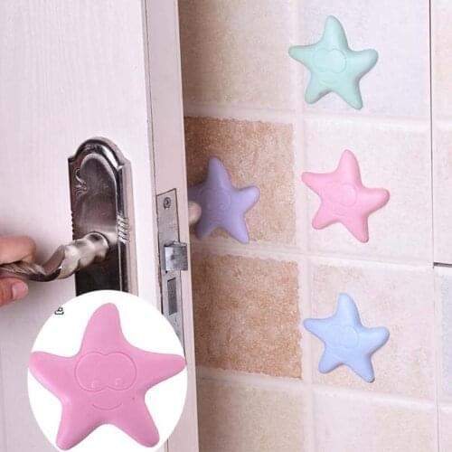 Doorknob Silencer Star Crash Pad Mute Hand Sticker Crash Pad Stickers Collision Avoidance Door Stickers Mute Pad Baby Safe