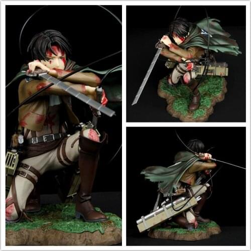 18CM Anime Attack on Titan figures Levi Fortitude Ver. Rivaille Ackerman Heichov Sergeant Major PVC 1/7 scale pre-painted Figure