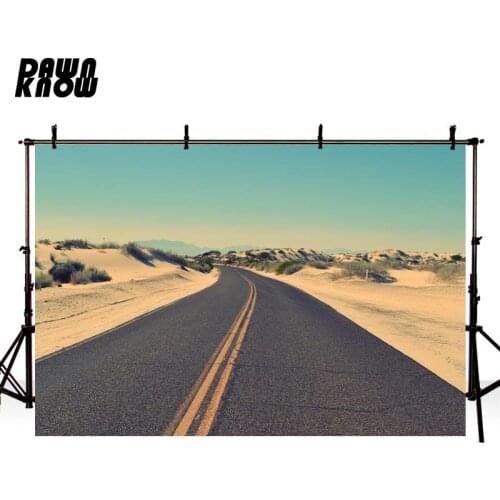 DAWNKNOW Highway Photography Background Retro Style Photographic Backdrops Wedding Photo Studio Children Photocall lv1864