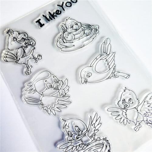 Hot sale The mother bird Transparent Clear Stamps / Silicone Seals Roller Stamp for DIY scrapbooking photo album/Card Making