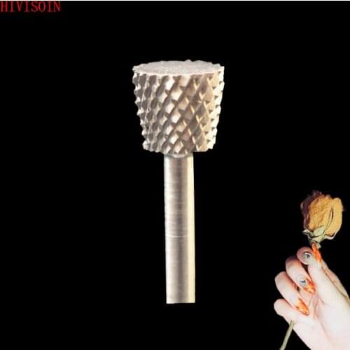 HIVISOIN-15pcs- Carbide Nail Drill Bit - Inverted Backfill Bit - (60110010) Silver