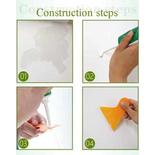 100ml Wall Mending Agent Wall Repair Cream Latex Paint Repair Paste With Scraper drowship