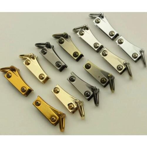 2 Side Metal Clip Hardware Clasp for DIY Purse Making Bag Replacement Gold Handbag Shoulder Bag Accessories 6 Colors fermoir sac