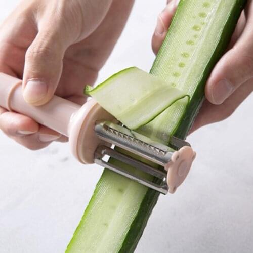 3 In 1 Multi-function Vegetable Peeler Steel Grater For Vegetables Potato Carrot Slicer Cheese Butter For Kitchen Tool