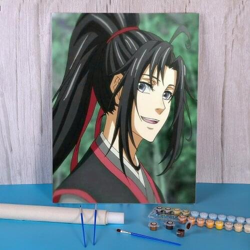 Mo Dao Zu Shi Coloring By Numbers Painting Set Oil Paints 40*50 Oil Painting New Design For Adults Art