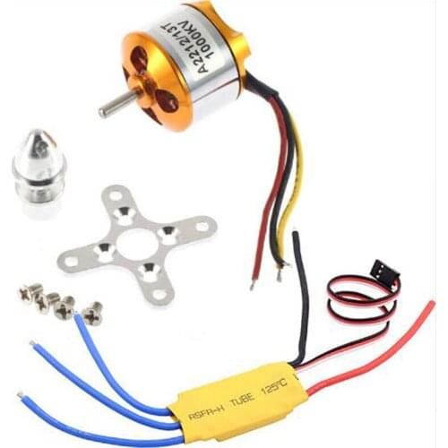 Motor A2212 1000KV Brushless Motor With 30A ESC for Quadcopter DIY Model Accessories Parts Multicopter 450X525
