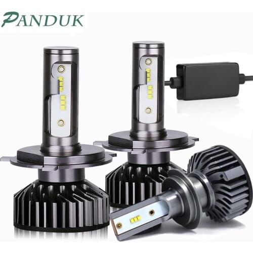 PANDUK Car Headlight ZES Chips 18000LM 80W Canbus H4 LED H7 H1 H3 H11 LED 9005 9006 Auto Fog Car Light 12V 3000K 6000K 8000K