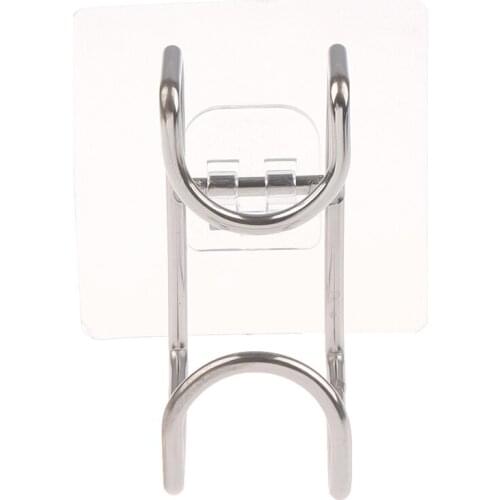 Durable Bathroom Kitchen Traceless Washbasin Save Space Organizer Wall Mount Hook Holder Adhesive Storage Rack Punch-free Sticky