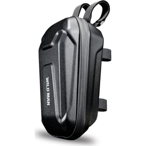 3L WILDMAN Front Bag PU and EVA Material Bag Dust-proof Hard Shell Bag Storage Backpack Fit for Bicycles, Electric Scooters