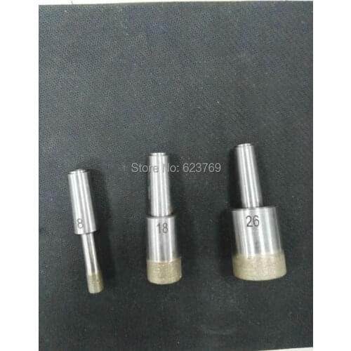 RZZ 5-50mm Glass Drill Bit Sintered Diamond Sand Tapered Shank Drill Bit for Glass Tile Stone