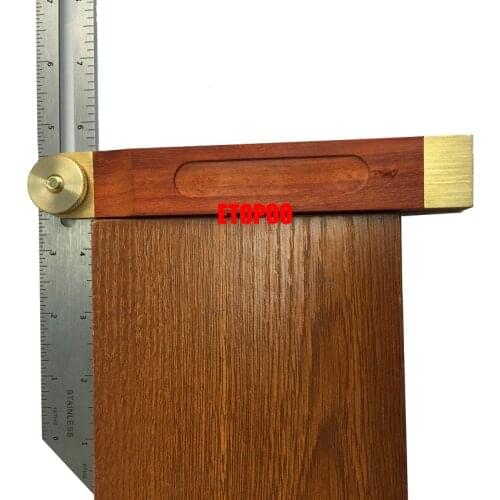 Stainless steel square Angle Rulers Gauge 230mm woodworking angle ruler combination square protractor Tri Square