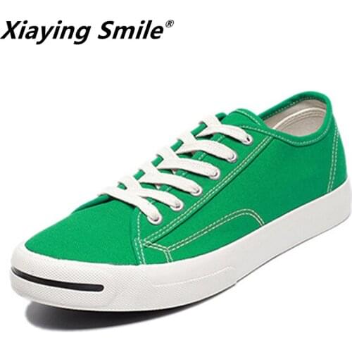 Mens Casual Shoes Canvas White Breathable Tennis Classic Comfortable Round Toe Lace-up Flat Shoes