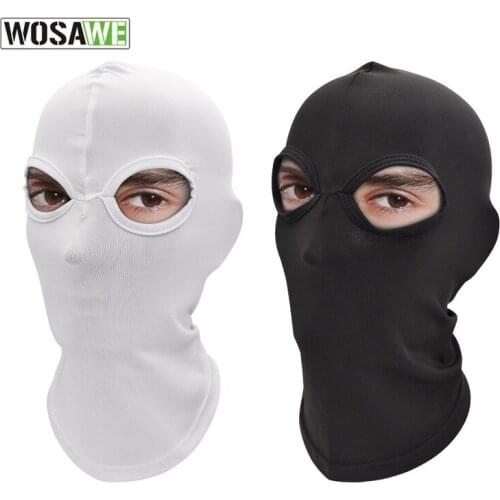 WOSAWE Men Women Dustproof Sunscreen Full Face Cover Hat Balaclava Hat Tactical Windproof Cycling Bike Motorcycle Scarf Headwear