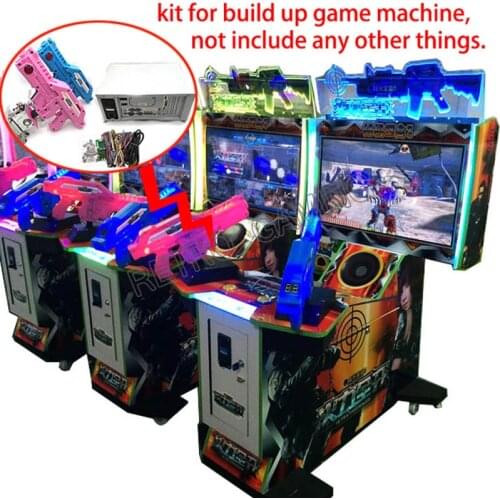 3 in 1 Arcade Simulator Shooting MotherBoard Game Console Kits with 2 guns arcade kits for Aliens Farcry HOD3 arcade machines