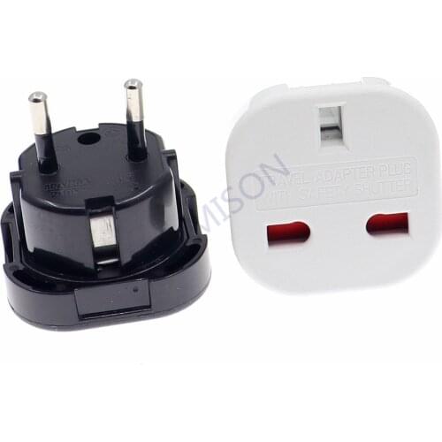 UK to EU Plug Converter 10A/16A 240V AC Power Adapter Charger Euro Travel Adapter EU Plug Adapter British Scoket Outlet