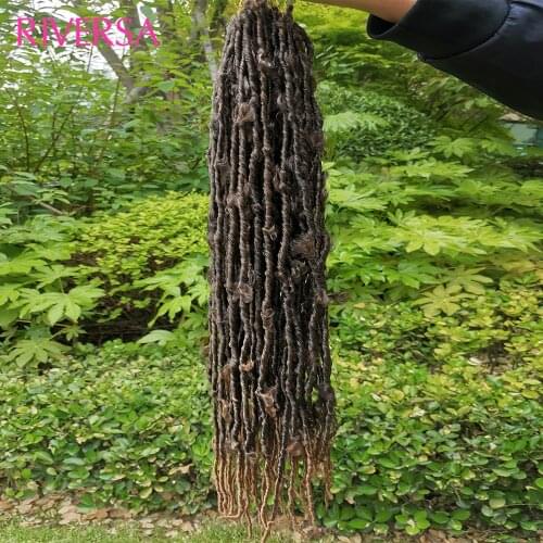 Butterfly Locs Crochet Hair 1B/27 Butterfly Faux Locs Pre Twisted Dreadlock Extensions meche crochet braid boucle naturel Hair