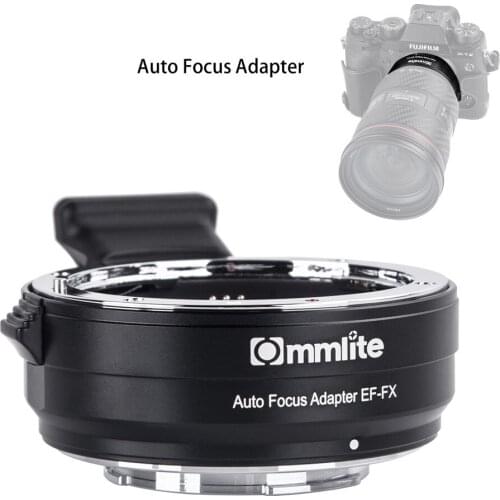 Commlite CM-EF-FX Electronic AF Lens Mount Adapter from Canon EF/EF-S Lens to Fujifilm FX-Mount Camera