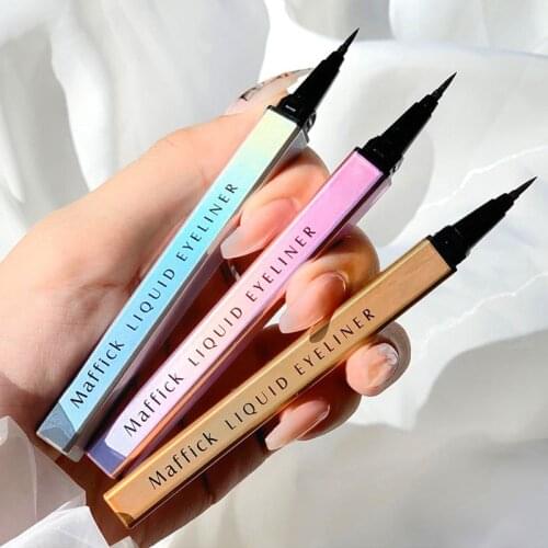 Colorful Eyeliner Pencil Longlasting Liquid Eyeliner Red Brown Eye Liner Waterproof Eye Cosmetic Smooth Makeup Tools