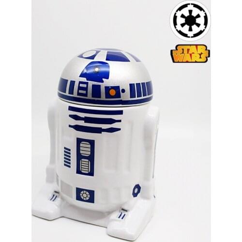 Marvel Star Wars R2-D2 Robot Ceramic Cup BB-8 Robot C3P0 Robot Darth Moore Mug Creative Bone China Cup Christmas Birthday Gift